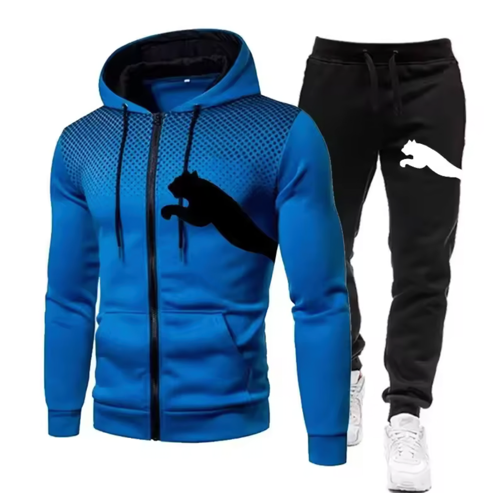 2026 Men's Autumn and Winter Hooded Sweatshirt Set, Hooded Sweatshirt + Pants Set, Sports Running Leisure Wear