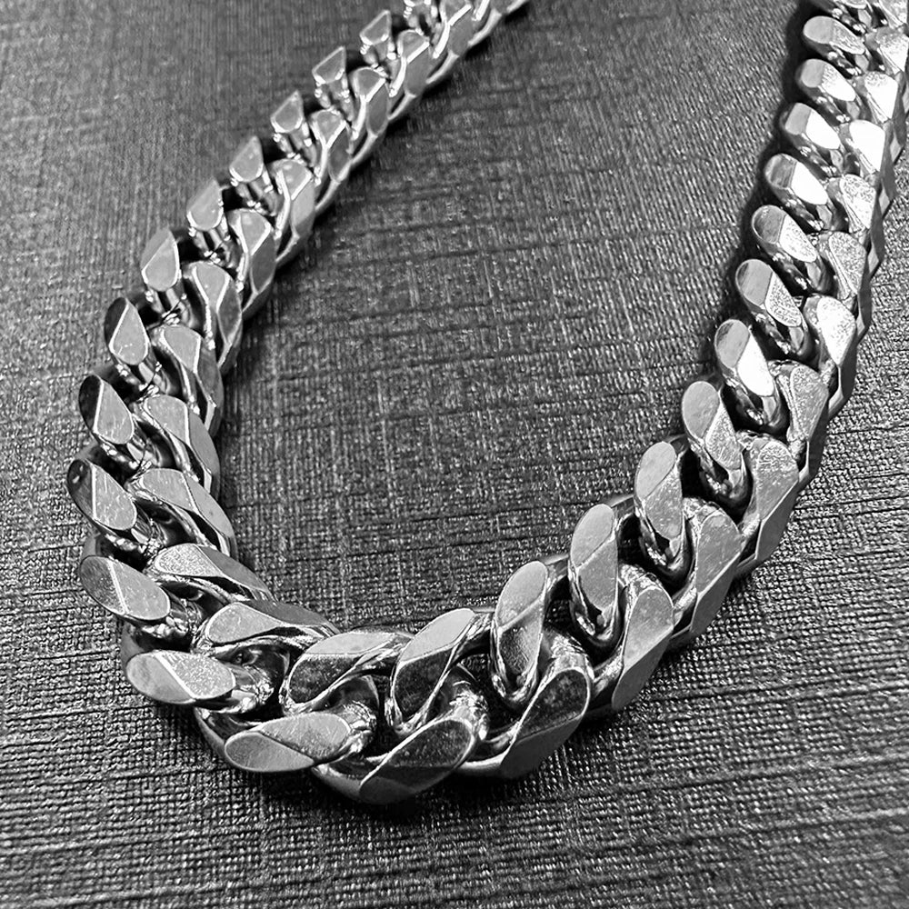Blingminer In High Quality 316L Stainless Steel Bracelets For Men Women No Fade NK Chain Goth Jewelry Free Shipping