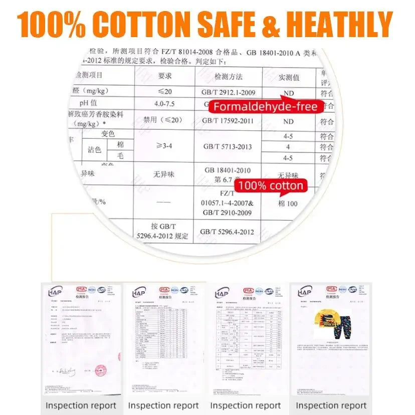 Kids Clothes Children Sets Children's Clothing Boys Girls Cotton Autumn Winter Clothing Pants Sleepwear Underwear Christmas Gift