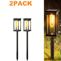 Solar Garden Lights LED Solar Pathway Lights Outdoor Waterproof Auto On/Off for Landscape Yard Walkway Lawn Lighting Warm White